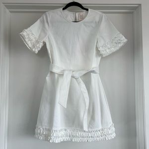 White Denim Dress